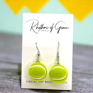 ✨Brand New Realistic Tennis Ball Dangle Earrings 🎾